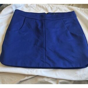 Zara Royal Blue Mini Skirt